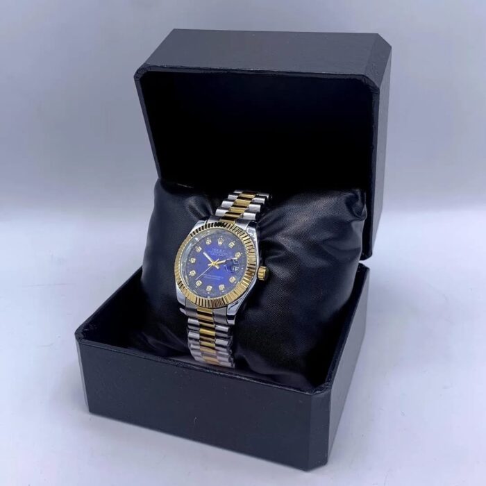 Men's Movement: Pull And Push Crown Pin Buckle Watch - Image 5