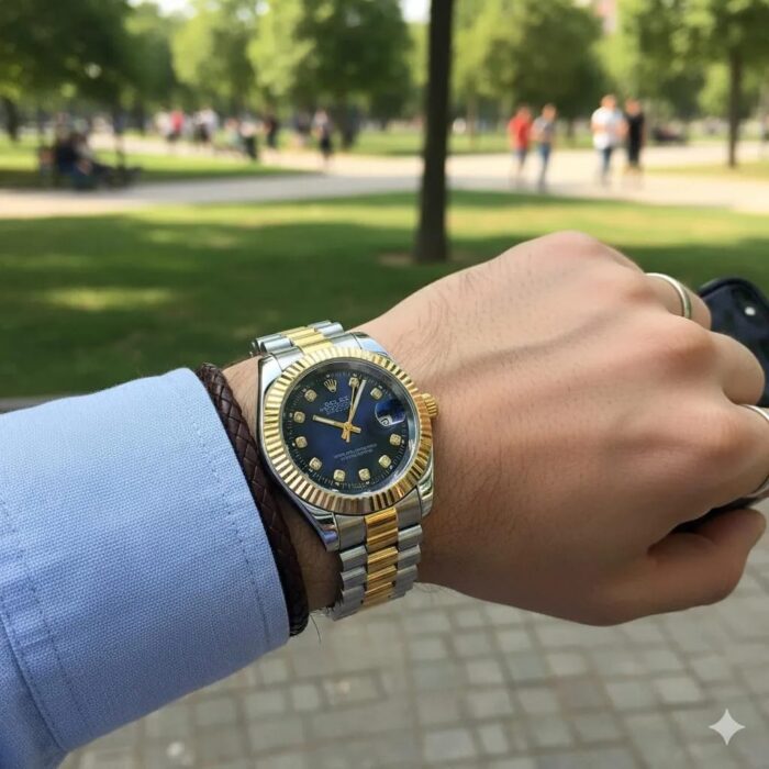 Men's Movement: Quartz, Water Resistance, Chronograph Date, Pull And Push Crown, Pin Buckle Watch