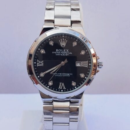 ROLEX SILVER MEN WATCH