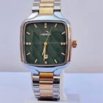 HERYI GREEN DAIL GOLDEN & SILVER STRAP MAN WACH